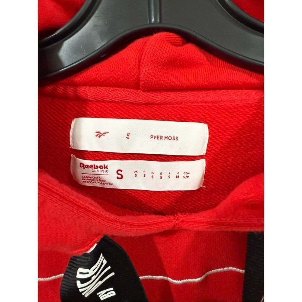 Reebok by Pyer Moss Red Family Reunion Hoodie Small - Picture 3 of 6